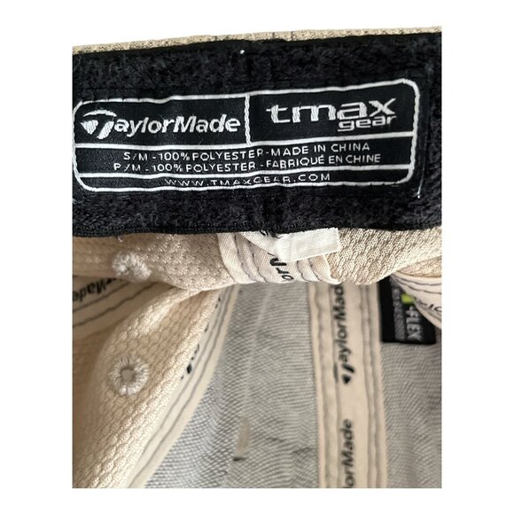 TaylorMade tmax Gear A-Flex Tan Mesh Golf Hat S/M - Picture 8 of 10